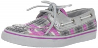 Sperry Top-Sider Bahama Loafer (Toddler/Little Kid/Big Kid),Grey/Purple Plaid,4 M US Big Kid