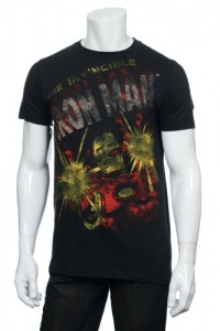 Marvel Men's Black Hawaiian T-Shirt