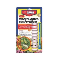 Bayer 701710A 2-in-1 Insect Protection with Fertilizer Plant Spikes