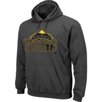 NBA Majestic Denver Nuggets Pop Fleece Pullover Hoodie - Charcoal