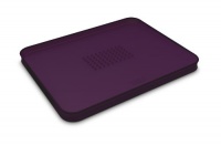 Joseph Joseph Large Cut and Carve Plus Chopping Board, Eggplant