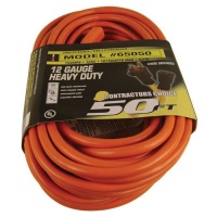 US Wire 65050 12/3 50-Foot SJTW Orange Heavy Duty Extension Cord