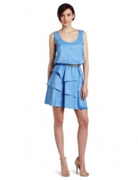 Julie Dillon Women's Sleeveless Dress With Tiered Skirt