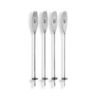 Weber Style 6437 Professional-Grade 4-Piece Skewer Set