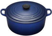 Le Creuset Enameled Cast-Iron 7-1/4-Quart Round French Oven, Cobalt Blue