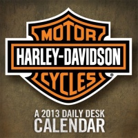 (5x5) Harley-Davidson 2013 Daily Desk Calendar