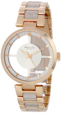 Kenneth Cole New York Women's KC4759 Transparent Classic Round See-Thru Dial Watch