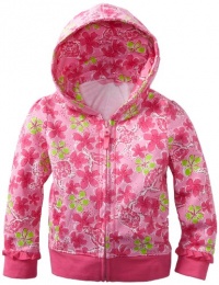 Lilly Pulitzer Girls 2-6x Brigit Solid Hoodie, Lillys Pink Slow Down, X-Small