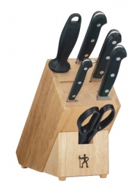 J.A. Henckels International Classic Forged 7-Piece Stainless-Steel Knife Set with Block