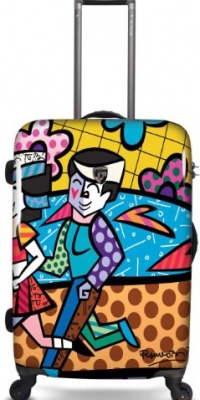 Heys USA Luggage Britto Spring Love 26 Inch Hardside Spinner, Spring Love, 26 Inch