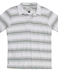 Dress up your relaxed look with this handsome striped polo from O'Neill.