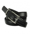 American Rag Mens Leather Fashion Belt Belt - Style AR1006BLK