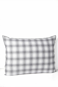 Vera Wang Crinkle Plaid King Sham