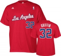 Los Angeles Clippers Blake Griffin Adidas Name and Number T Shirt