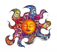 Dan Morris - Sleeping Sun - Sticker / Decal