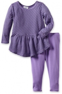 Splendid Littles Baby-Girls  Naples Stripe Peplum Set, Jam, 12-18