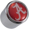 NCAA Alabama Crimson Tide Metal Tire Valve Stem Caps, 4-Pack