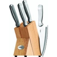 Douglas Quikut 4859 Ginsu 5-Piece Stainless Knife Prep Set, Natural