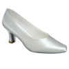 Size 8.5 US - Freed of London Hand Made Chisel Pump Ivory Satin