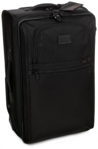 Tumi Alpha Frequent Traveler 22 Zippered Expandable Carry-on 022922DH,Black,one size