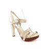 Michael Kors Grace Platform Womens Size 9 Ivory Open Toe Leather New/Display