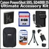 8GB Accessory Kit For Canon PowerShot S95, SD4000 IS ELPH 500 HS Digital Camera Includes 8GB High Speed SD Memory card + USB 2.0 High Speed Card Reader + Replacement NB-6L (1200 mAH) Battery + Ac/Dc Rapid Travel Battery Charger + Deluxe Hard Case + More