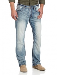 Buffalo by David Bitton Men's Six Slim Straight