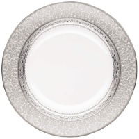 Noritake Odessa Accent Plate, 9-Inch, Platinum