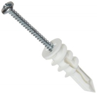 TOGGLER Drywall Anchor, Nylon, Self-Drilling, 1-5/8 Length (Pack Of 20)