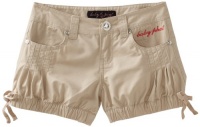 Baby Phat - Kids Girls 7-16 Bubble Short, Khaki, 12