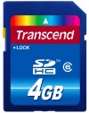 Transcend 4 GB Class 6 SDHC Flash Memory Card TS4GSDHC6