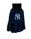 MLB New York Yankees Two-Tone Gloves, One Size