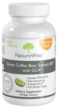 NatureWise Green Coffee Bean Extract 800 with GCA Natural Weight Loss Supplement, 60 Count