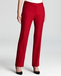 A smart, sophisticated approach to your 9-to-5, these Elie Tahari pants tout a straight-leg silhouette with a hint of stretch for effortless everyday polish.