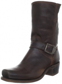 FRYE Women's Cavalry Strap 8L Boot,Dark Brown,7 M US