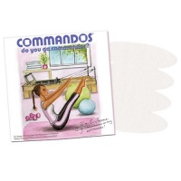 The Commandos Patch, Delicates & Stretch Ev'ylope White Cotton Fleece, For Delicates And Stretch, 8 Patches Pack