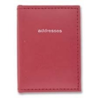 Mead Mini Telephone Address Book,4 x 3 - Vinyl - Assorted