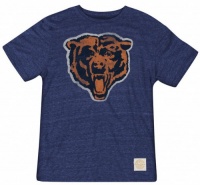 NFL Chicago Bears Bigger Better Retro Logo Tri-Blend Tee Men's