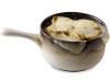 Sango Nova Black Onion Soup Bowls, Set of 4