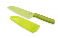 Kuhn Rikon Original Small Santoku Knife Colori 5-Inch Blade, Green