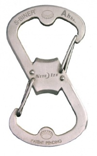 Nite Ize SBO-03-11 S-Biner Ahhh Carabiner Clip Bottle Opener