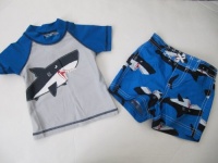 Carter's Swimwear Set 2-piece Set Infant/boys Sharks Blue (4T)