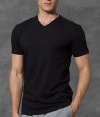 Polo Ralph Lauren Slim Fit Cotton V-Neck 3 Pack T-Shirts (P646) M/White