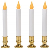 Noma/inliten-import V24329-88 Sylvania 9 Battery Operated Flickering Led Candle, 4-pack