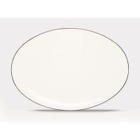 Noritake 16-Inch Colorwave Oval Platter, Chocolate