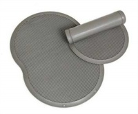 Petmate Le Bistro Single Pet Food Mat, Gray, Small