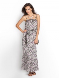 GUESS Summer Paisley-Printed Maxi Dress