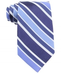 Exude confidence. This Club Room tie is classic sophistication at its finest.