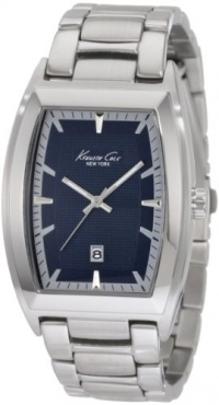 Kenneth Cole New York Men's KC9083 Cyber Barrel Marine Blue Bracelet Watch