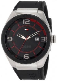 Tommy Hilfiger  Men's 1790807 Sport Black Silicon and Stainless Steel Watch